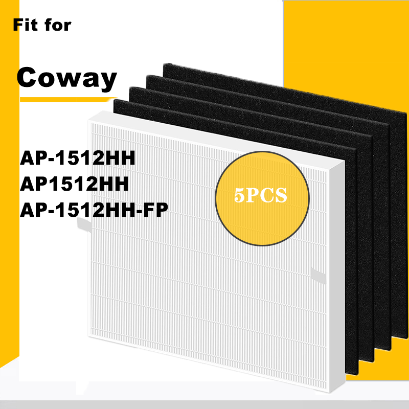Coway Air Purifier Ap-1512Hh - HEPA Filters Compatible with Coway AP-1512HH-FP