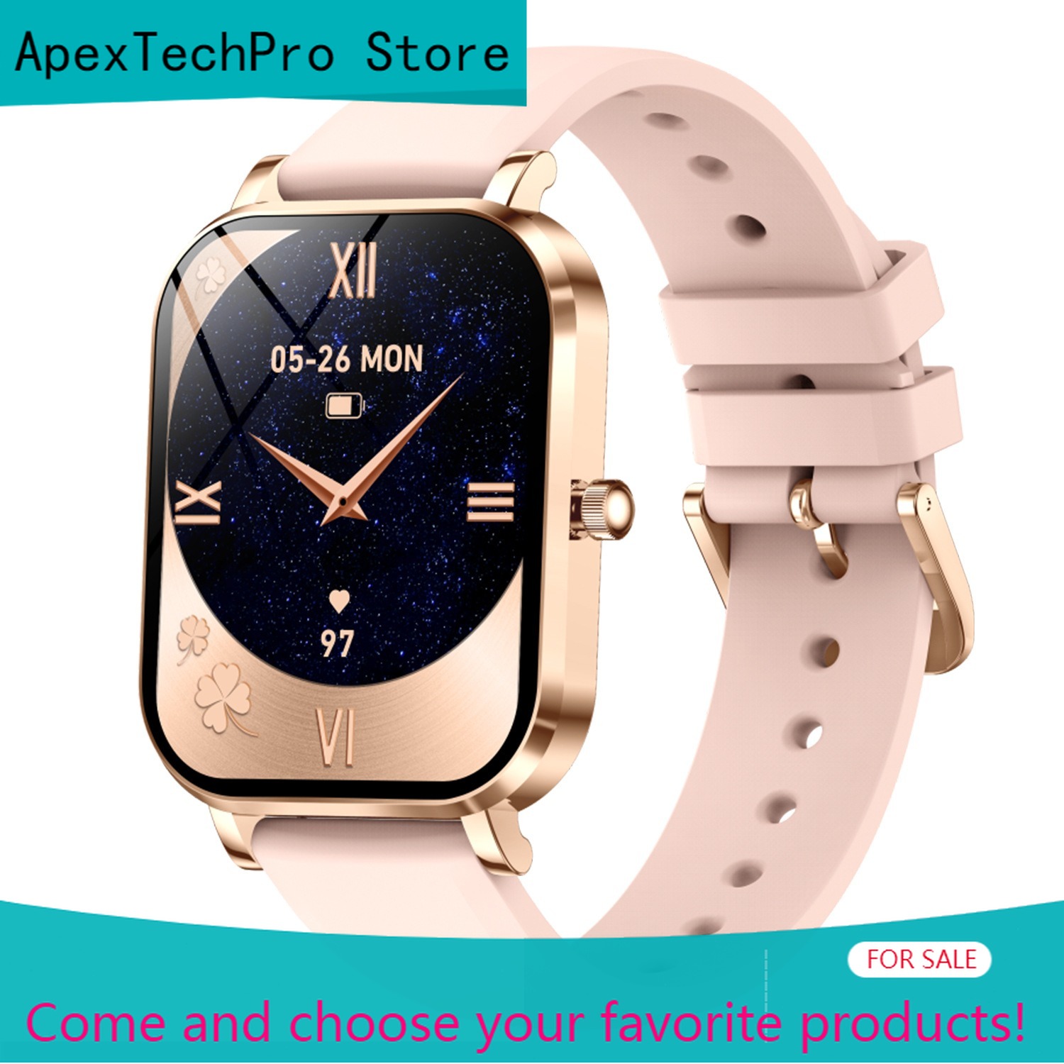 Korean Women Lifestyle - ApexTPUltra Thin Smart Watch For Women