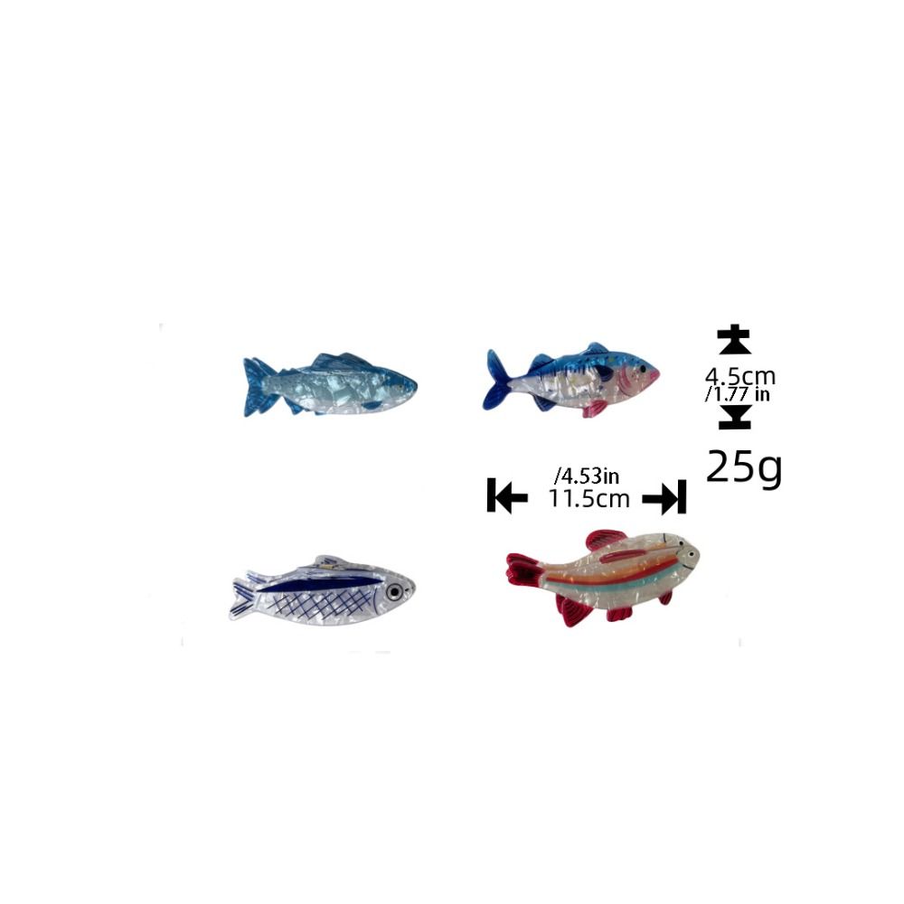 Hairpin Ocean Animal Hair Claw - Korean Women Lifestyle 评论和价格