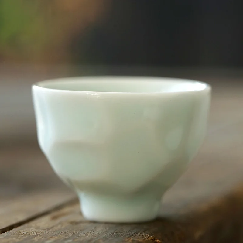 White Jade Kung Fu Cup Ceramic - Celadon Ceramic Cup 评论和价格