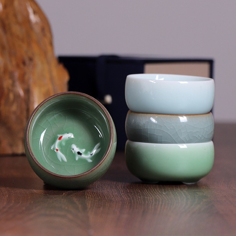 Longquan Celadon Porcelain Tea - Celadon Ceramic Cup 评论和价格
