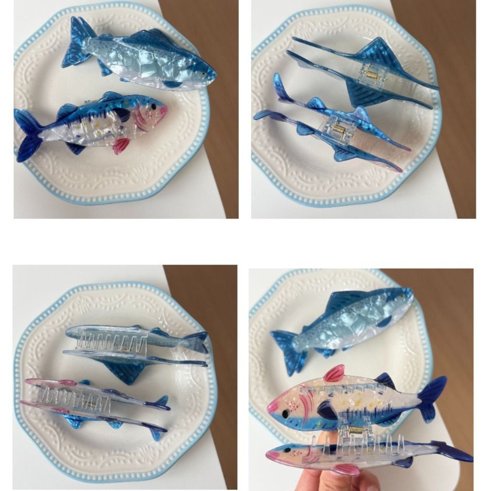 Hairpin Ocean Animal Hair Claw - Korean Women Lifestyle 评论和价格