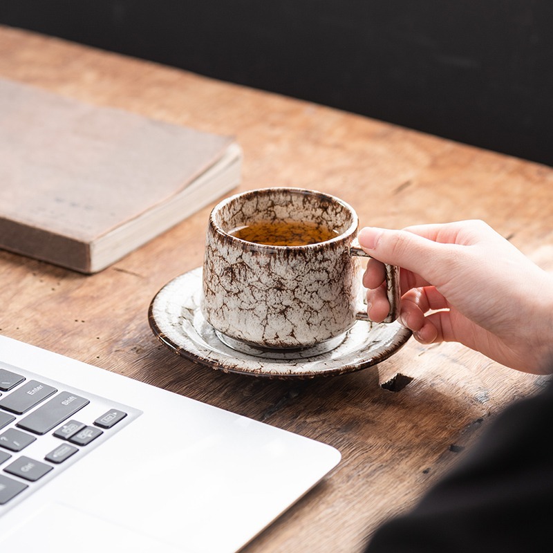 Japanese Mug Ceramic Cup Retro - Celadon Ceramic Cup 评论和价格