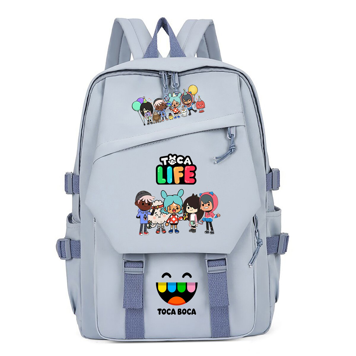 Toca Life World Print Backpack - Korean Women Lifestyle 评论和价格