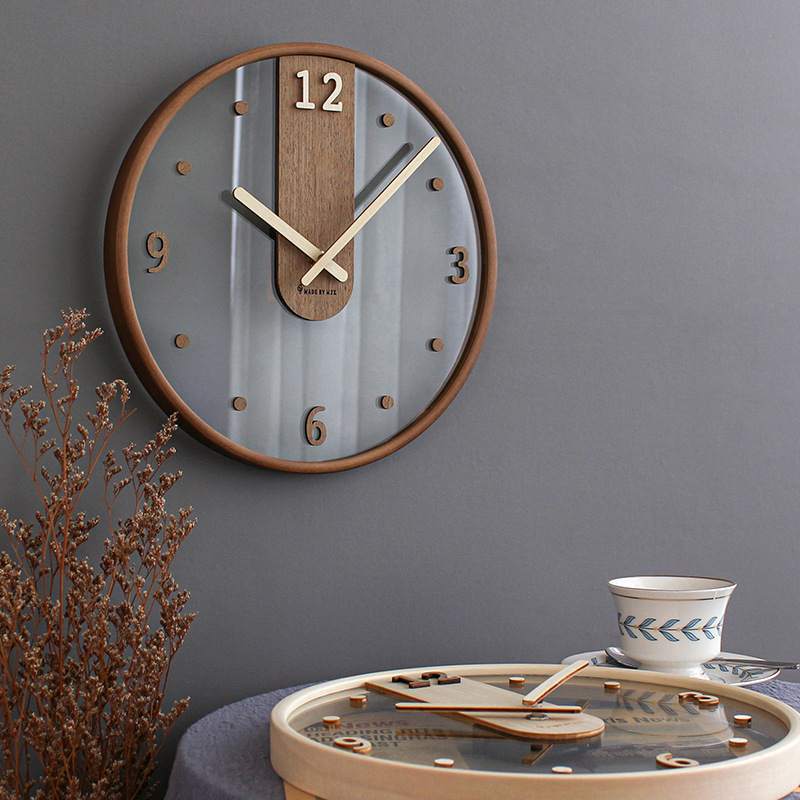 Design European Clock Wall Aes - Korean Lifestyle Aesthetic 评论和价格