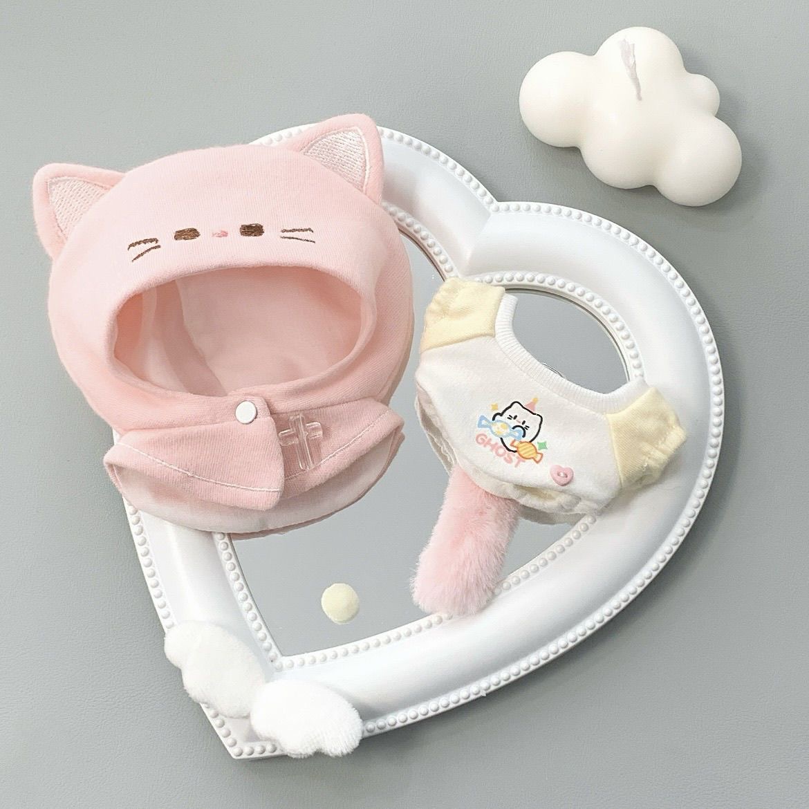 10cm Cotton Doll Cat Ears With - Korean Girl Lifestyle 评论和价格