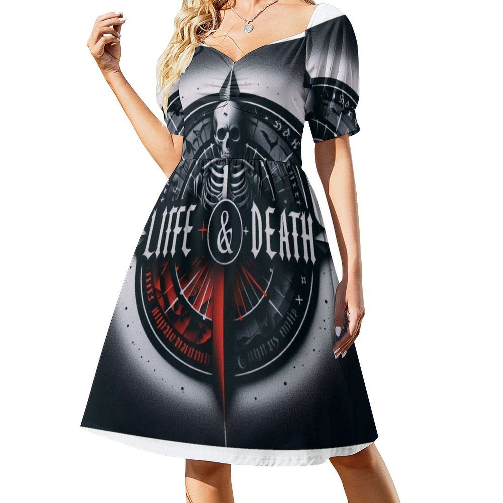 Death Korean Style Casual Dres - Korean Women Lifestyle 评论和价格