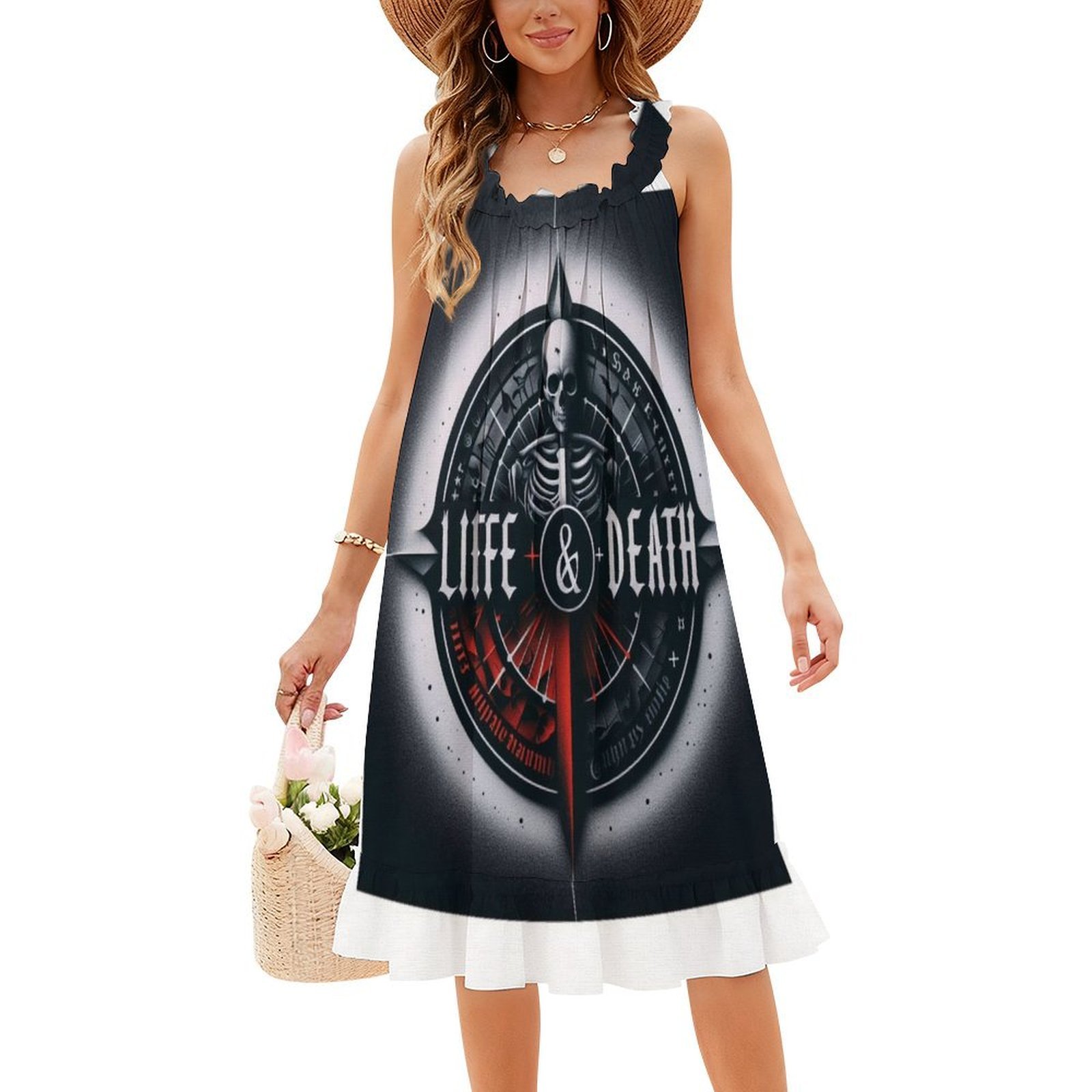 Death Korean Style Casual Dres - Korean Women Lifestyle 评论和价格