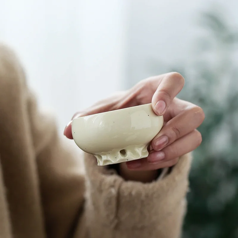 Handmade Retro Chinese Style T - Celadon Ceramic Cup 评论和价格