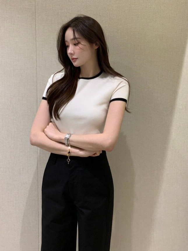 Chic Summer New Thin Color Blo - Korean Women Lifestyle 评论和价格