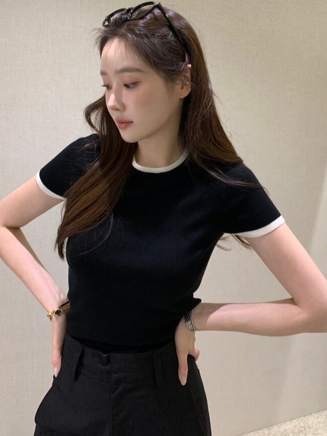 Chic Summer New Thin Color Blo - Korean Women Lifestyle 评论和价格