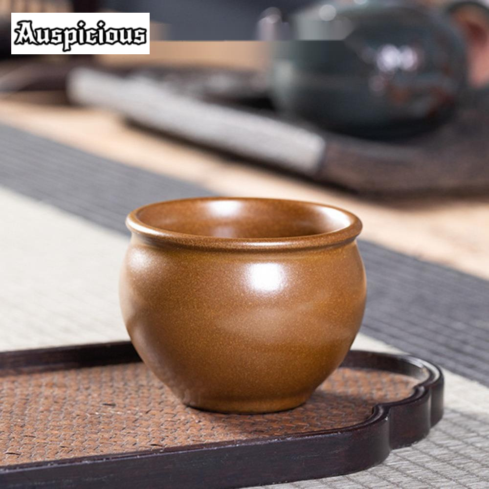 90ml Handmade Tea-dust Glaze C - Celadon Ceramic Cup 评论和价格
